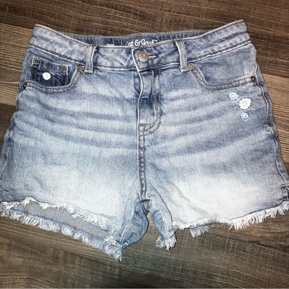 Cat & Jack Light Blue Denim Shorts for Kids